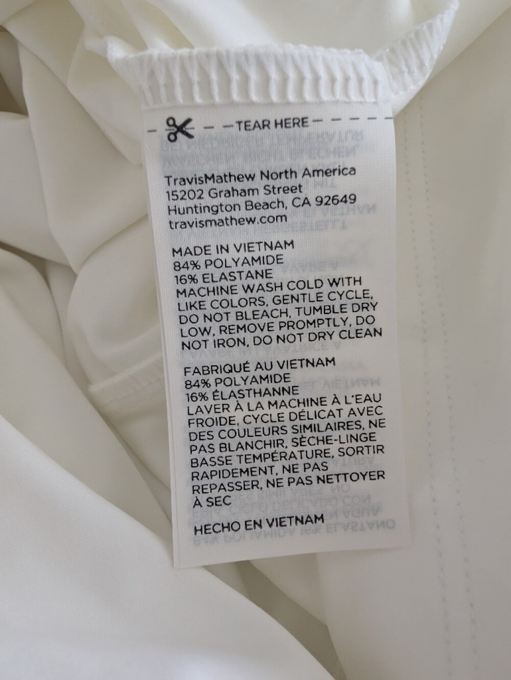 Travis Mathew Moveknit Sleeveless Dress White | Size S NWT - Picture 13 of 16